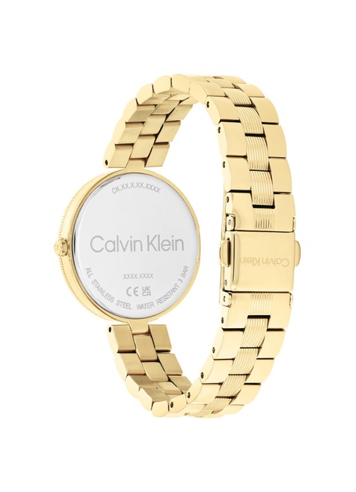 Calvin Klein Horloge CK25100014 - detail goud