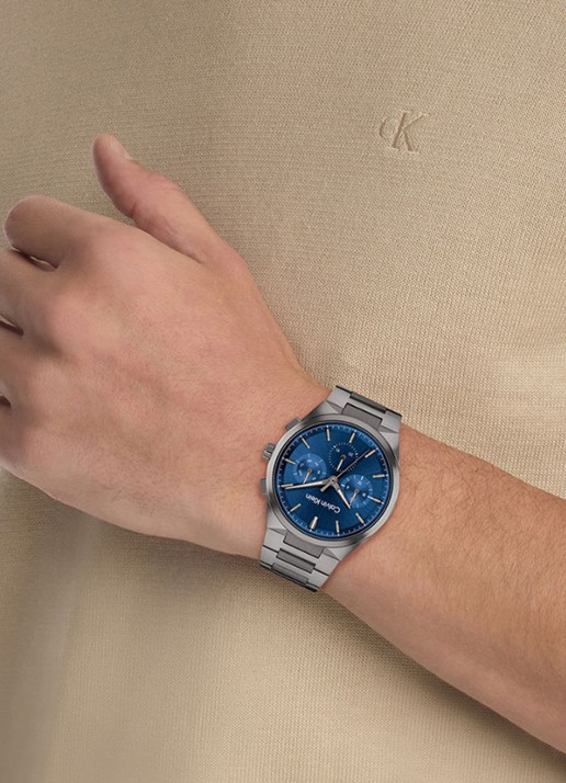 Calvin Klein Horloge CK25200443  - voorkant 4 grijs