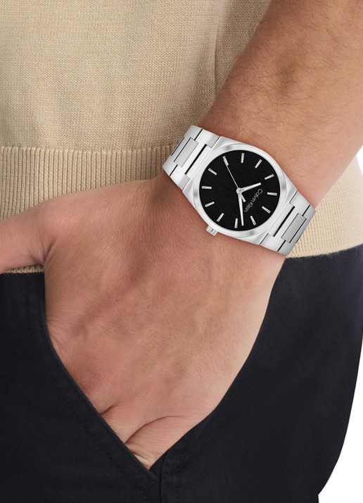 Calvin Klein Horloge CK25200543  - voorkant 4 zilver