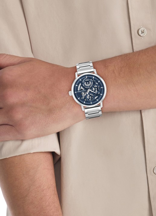 Calvin Klein Horloge CK25200562  - voorkant 4 zilver