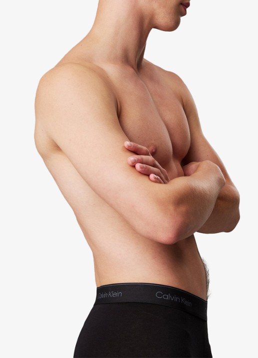 Calvin Klein Icon boxershorts met logoband in 3-pack - detail 2 beige
