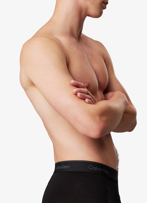 Calvin Klein Icon boxershorts met logoband in 3-pack - detail 2 blauw