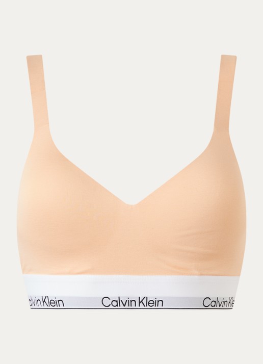 Calvin Klein Icon push-up bralette met logoband