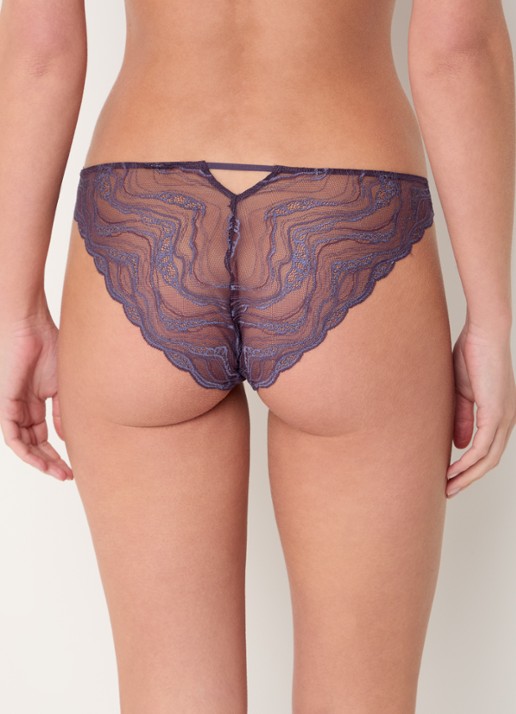Calvin Klein Instinct hipster van kant - achterkant 9 paars