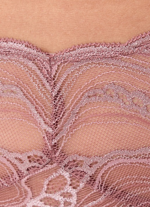 Calvin Klein Instinct hipster van kant - detail 2 oudroze