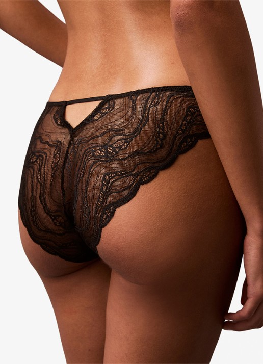 Calvin Klein Instinct hipster van kant - achterkant 8 zwart