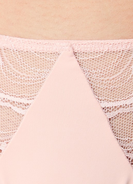 Calvin Klein Instinct string van kant - detail 4 lichtroze