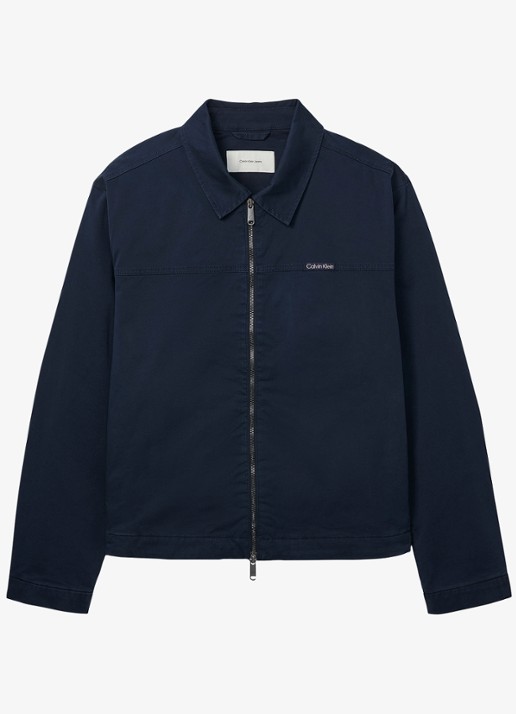 Calvin Klein Jack met logo - voorkant 4 dark sapphire-cef