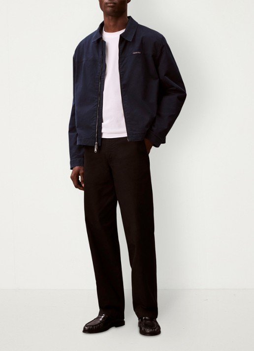 Calvin Klein Jack met logo - voorkant 5 dark sapphire-cef