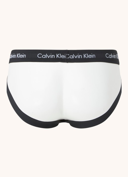 Calvin Klein Jockstrap slip met logoband in 2-pack - achterkant 2 multicolor