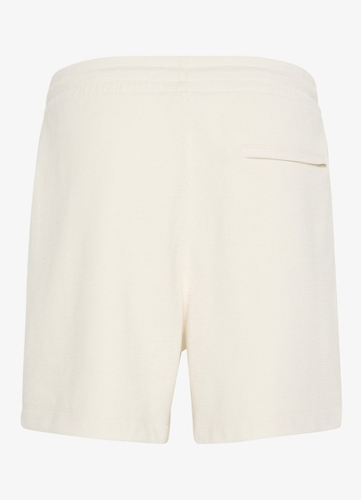 Calvin Klein Korte broek met wafelstructuur - detail 7 ivoor