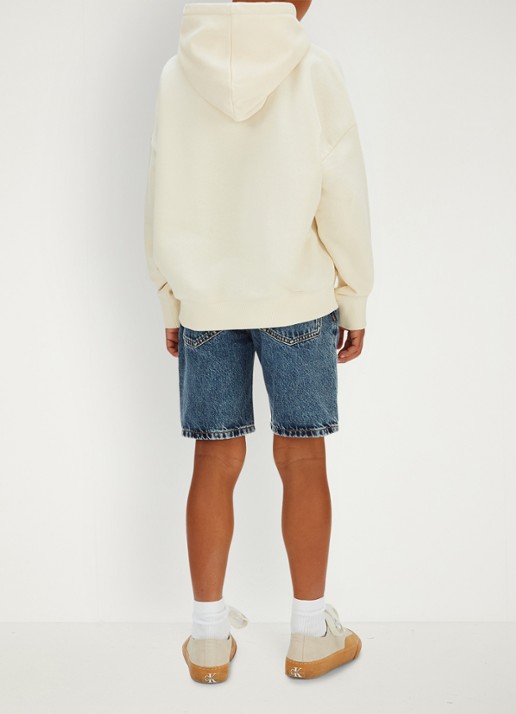 Calvin Klein Korte broek van denim met medium wassing - achterkant 2 indigo