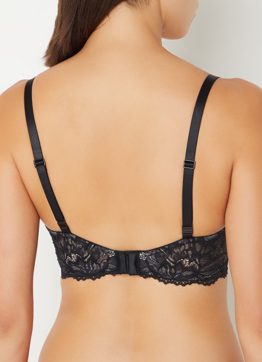Calvin Klein Lift Demi voorgevormde bh met light push-up - achterkant 3 zwart