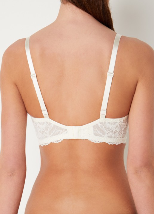 Calvin Klein Lift Demi voorgevormde bh met light push-up - achterkant 4 gebroken wit
