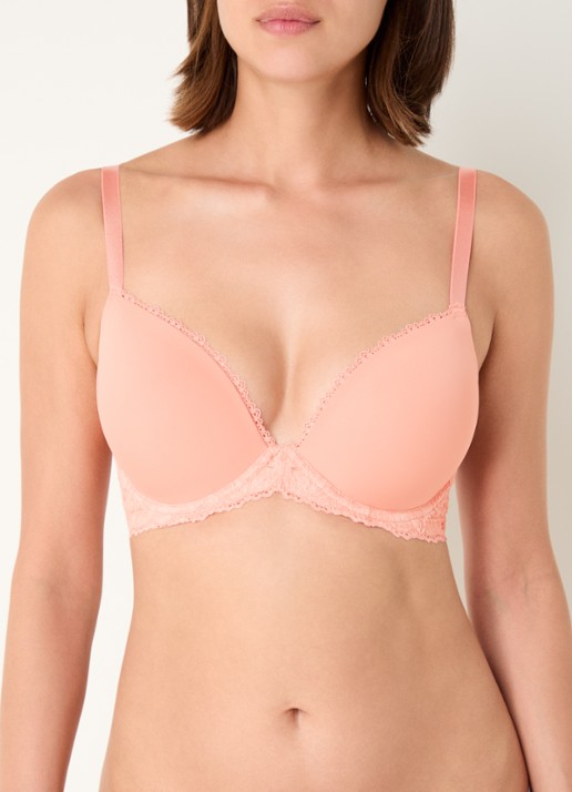Calvin Klein Lift Demi voorgevormde bh met light push-up - detail 2 zalmroze