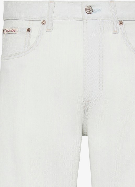 Calvin Klein Loose fit jeans met gekleurde wassing - detail 2 wit