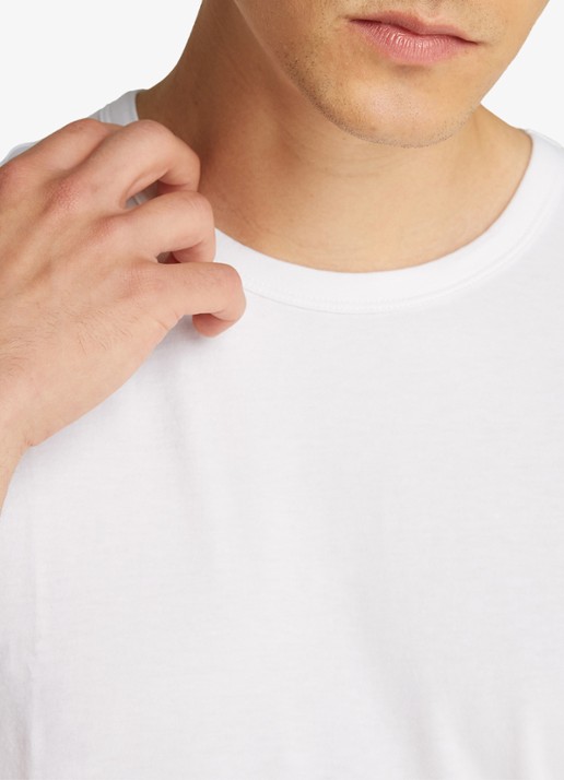 Calvin Klein Lounge T-shirt in 3-pack - detail 4 wit