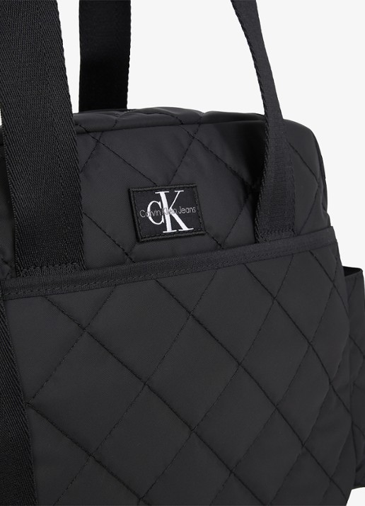 Calvin Klein Luiertas met logo - detail 5 zwart