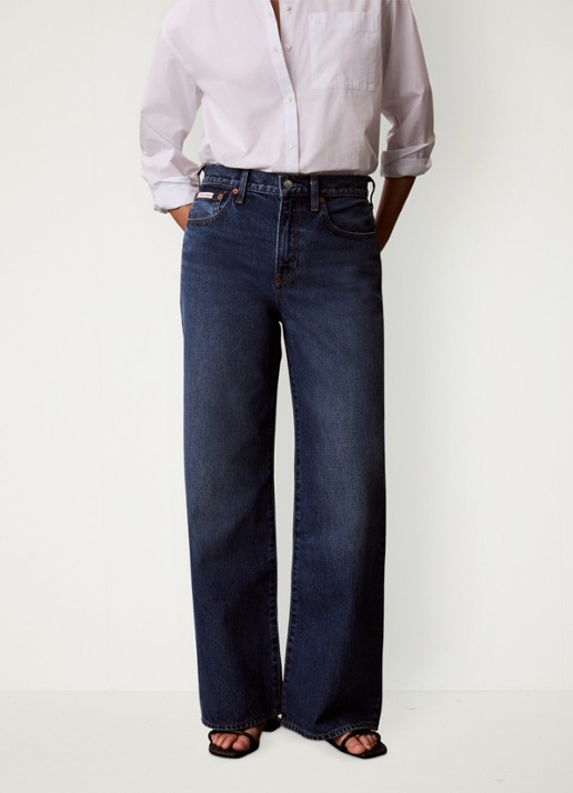 Calvin Klein Mid waist loose fit jeans met steekzakken