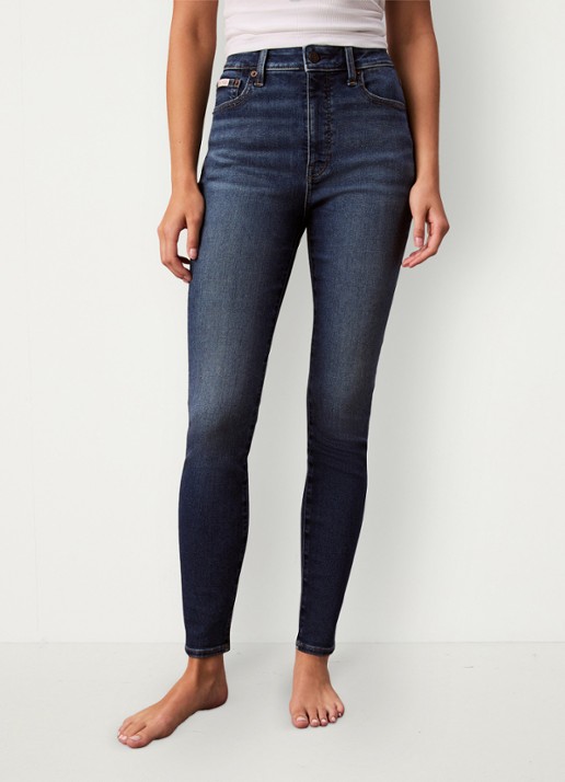 Calvin Klein Mid waist skinny jeans met lichte wassing