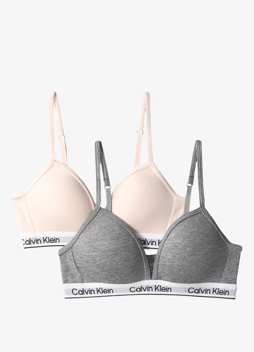 Calvin Klein Modern bralette in 2-pack