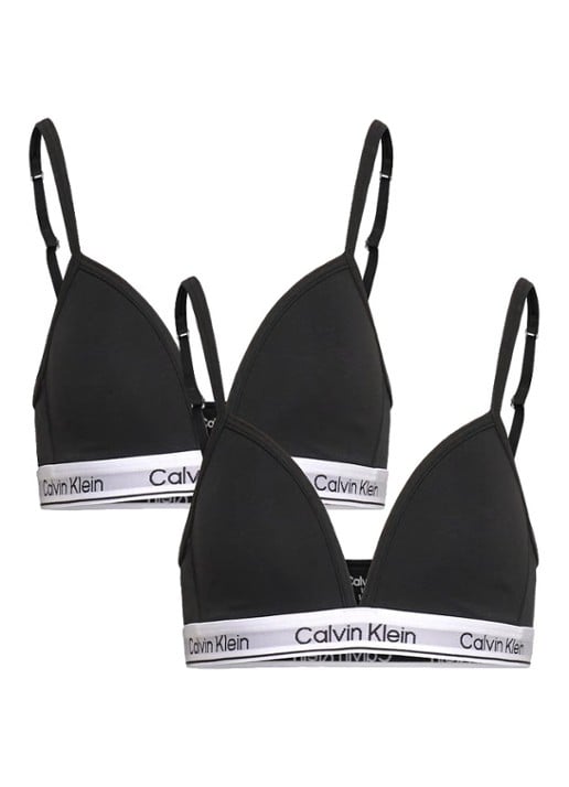Calvin Klein Modern bralette in 2-pack