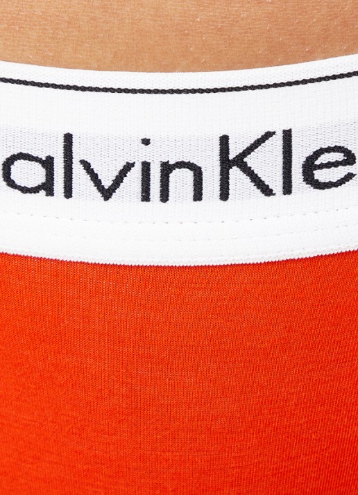 Calvin Klein Modern hipster met logoband - detail 2 spicy orange  / oranje