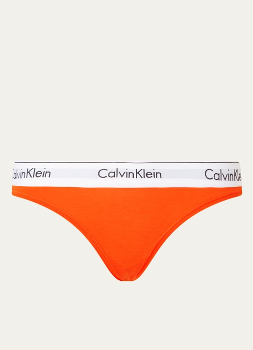 Calvin Klein Modern hipster met logoband - voorkant 4 spicy orange  / oranje
