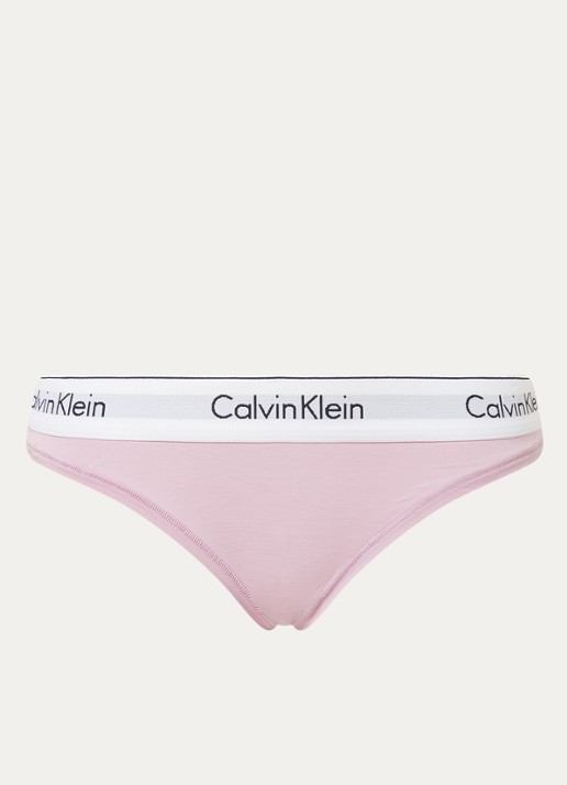Calvin Klein Modern hipster met logoband - voorkant mauve mist  / violet