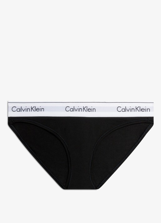 Calvin Klein Modern hipster met logoband - voorkant 8 black / zwart