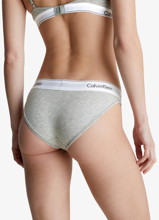 Calvin Klein Modern hipster met logoband - achterkant 7 grey heather / grijs