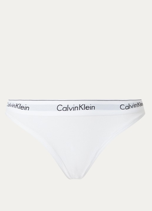 Calvin Klein Modern hipster met logoband - voorkant 4 white / wit