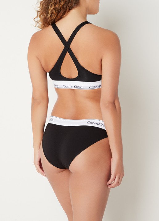 Calvin Klein Modern hipster met logoband - achterkant 2 black / zwart
