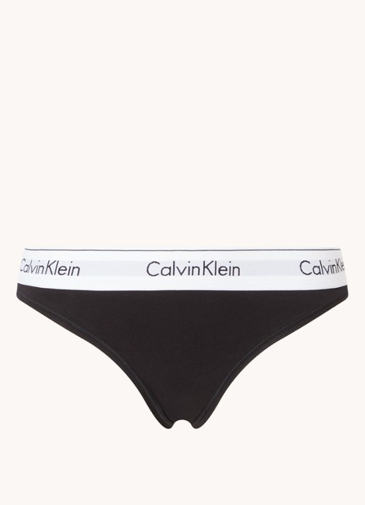 Calvin Klein Modern hipster met logoband - voorkant 9 black / zwart