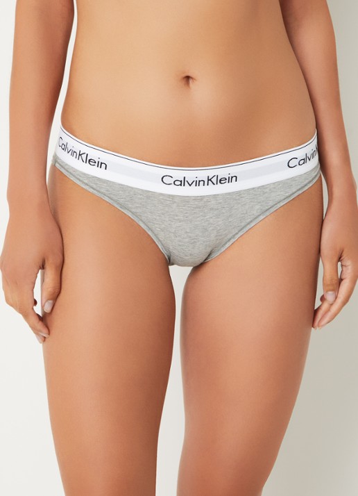Calvin Klein Modern hipster met logoband - detail 5 grey heather / grijs