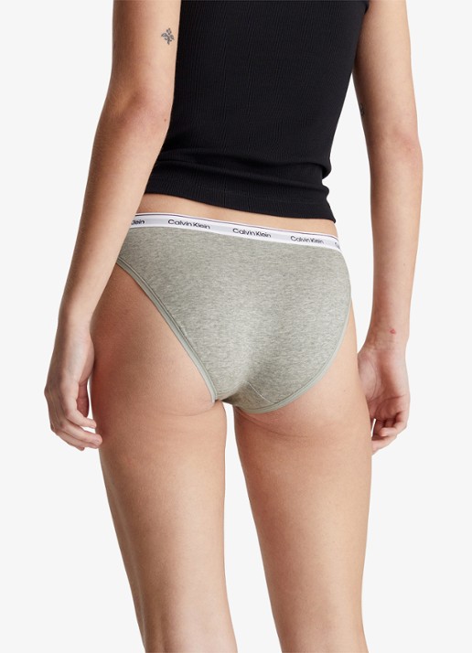 Calvin Klein Modern hipster met logoband - achterkant grey heather / grijs