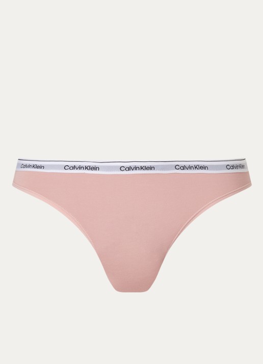 Calvin Klein Modern hipster met logoband - voorkant 2 subdued / beige