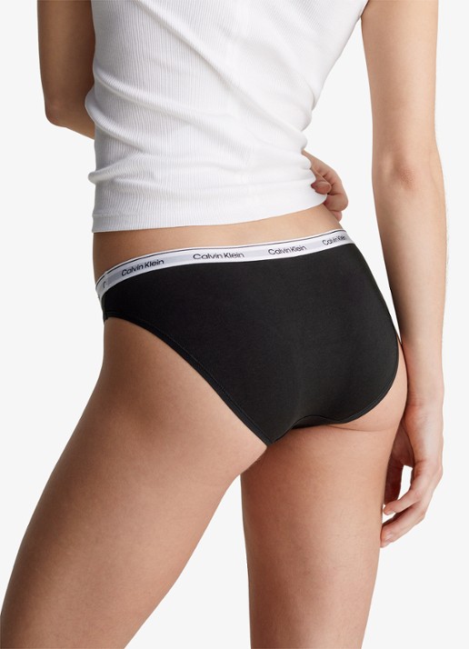 Calvin Klein Modern hipster met logoband - achterkant black / zwart