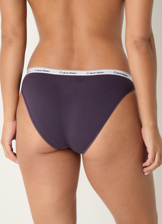 Calvin Klein Modern hipster met logoband - achterkant 4 nightshade / paars