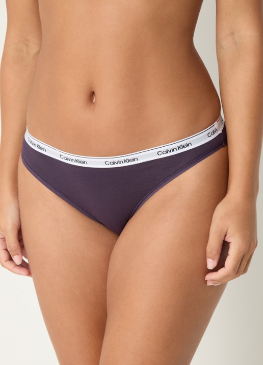 Calvin Klein Modern hipster met logoband - detail nightshade / paars