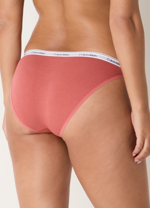 Calvin Klein Modern hipster met logoband - achterkant 8 dusty cedar / oranje