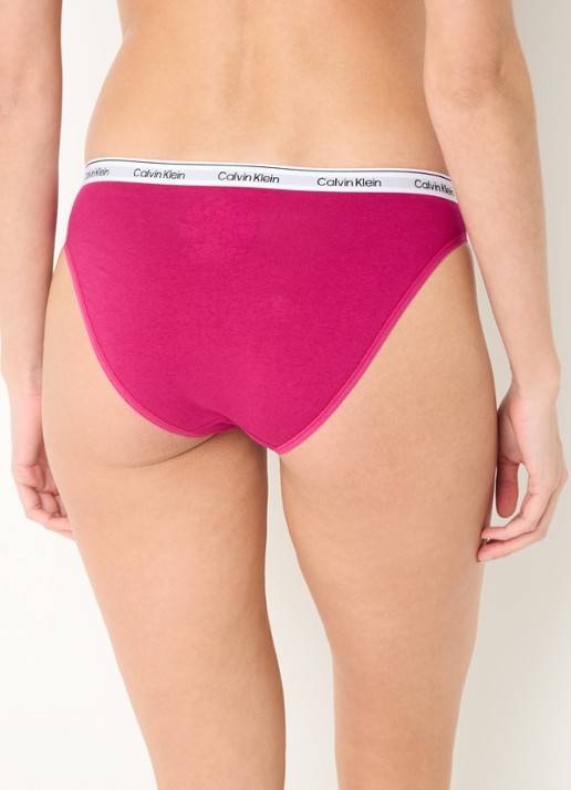 Calvin Klein Modern hipster met logoband - achterkant jewel / roze