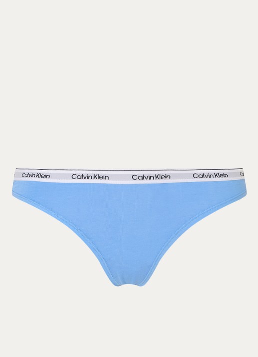 Calvin Klein Modern hipster met logoband - voorkant blue bay / blauw
