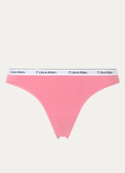 Calvin Klein Modern hipster met logoband - voorkant berry pink / roze