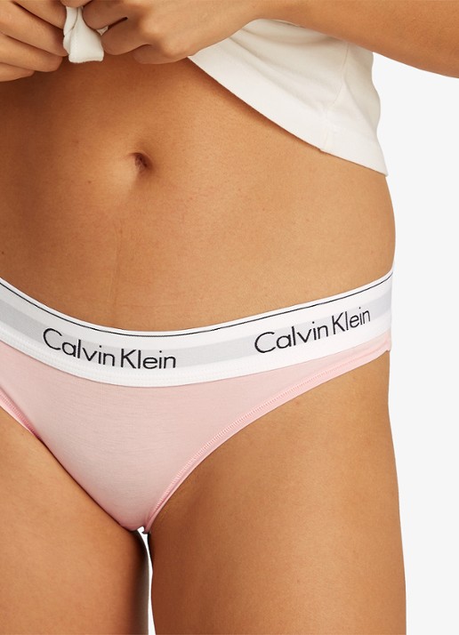 Calvin Klein Modern hipster met logoband - detail 2 buff pink  / roze
