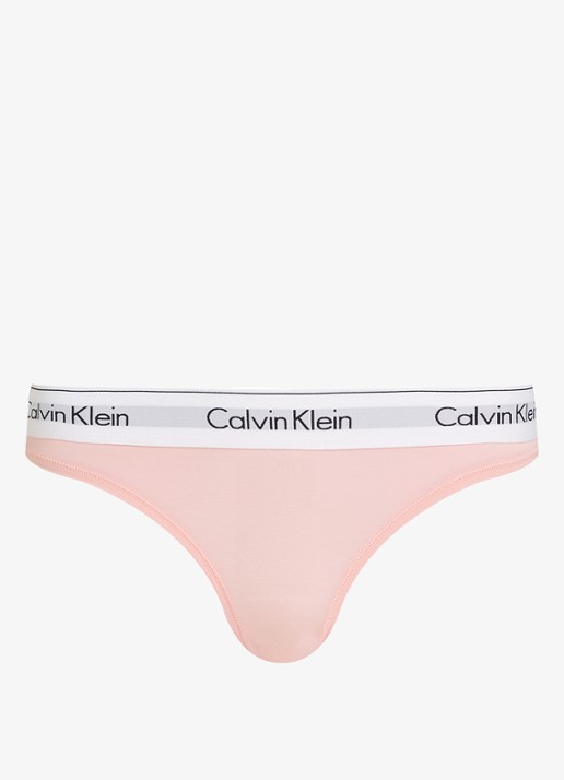 Calvin Klein Modern hipster met logoband - voorkant 4 buff pink  / roze