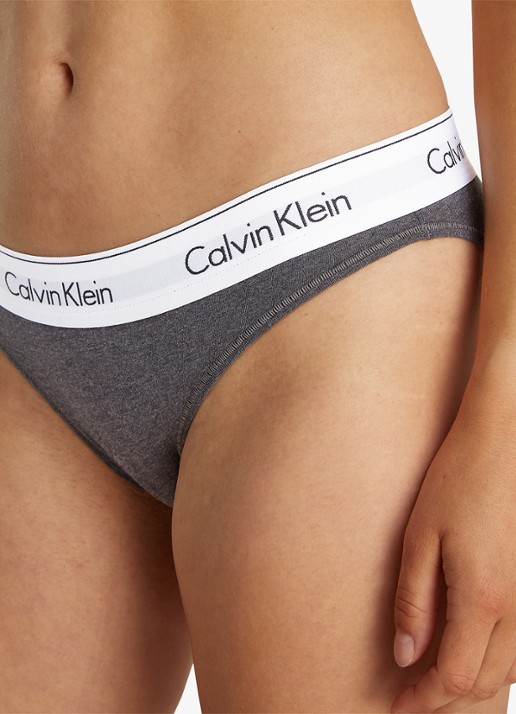 Calvin Klein Modern hipster met logoband - detail 4 charcoal grey heather/ashford grey / grijs