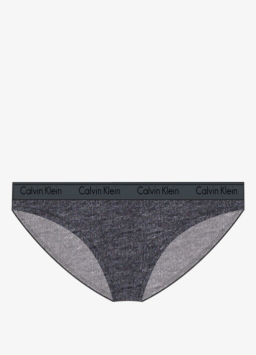 Calvin Klein Modern hipster met logoband - voorkant charcoal grey heather/ashford grey / grijs