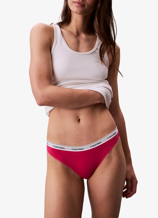 Calvin Klein Modern hipster met logoband - detail vibrant pink-245 / roze