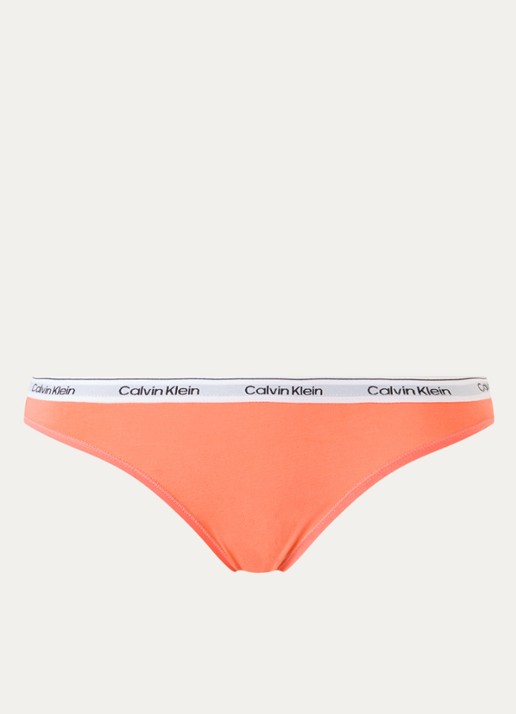 Calvin Klein Modern hipster met logoband - voorkant coral pop-yts / oranje